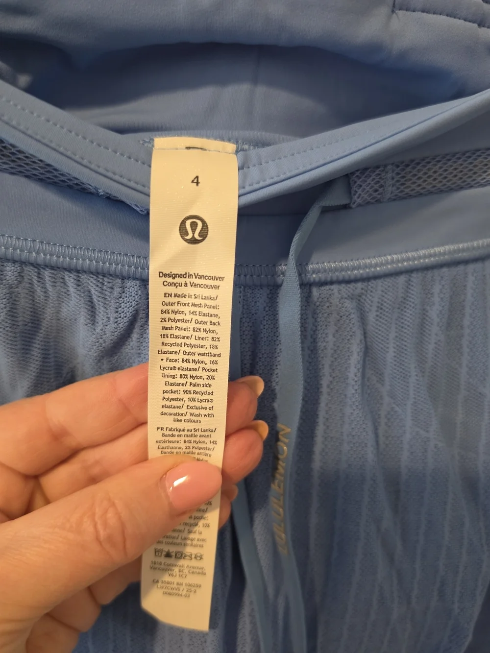 Lululemon Fast and Free Airflow Mid-Rise Running NWT